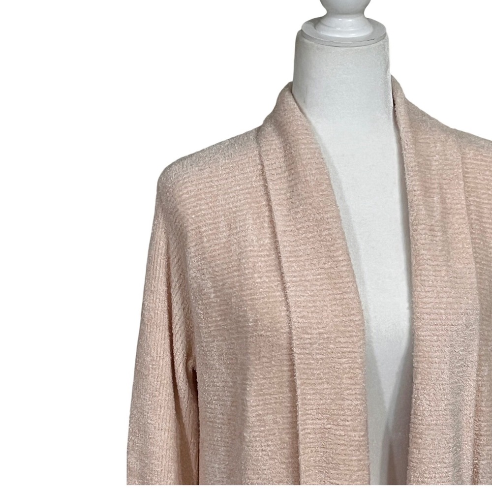 Barefoot Dreams Cozy Chic Lite Knit Cardigan Small Pockets Style BDWC L1732 - Picture 3 of 7